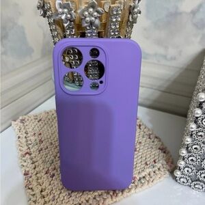 Purple iphone 15 Pro Phone Case